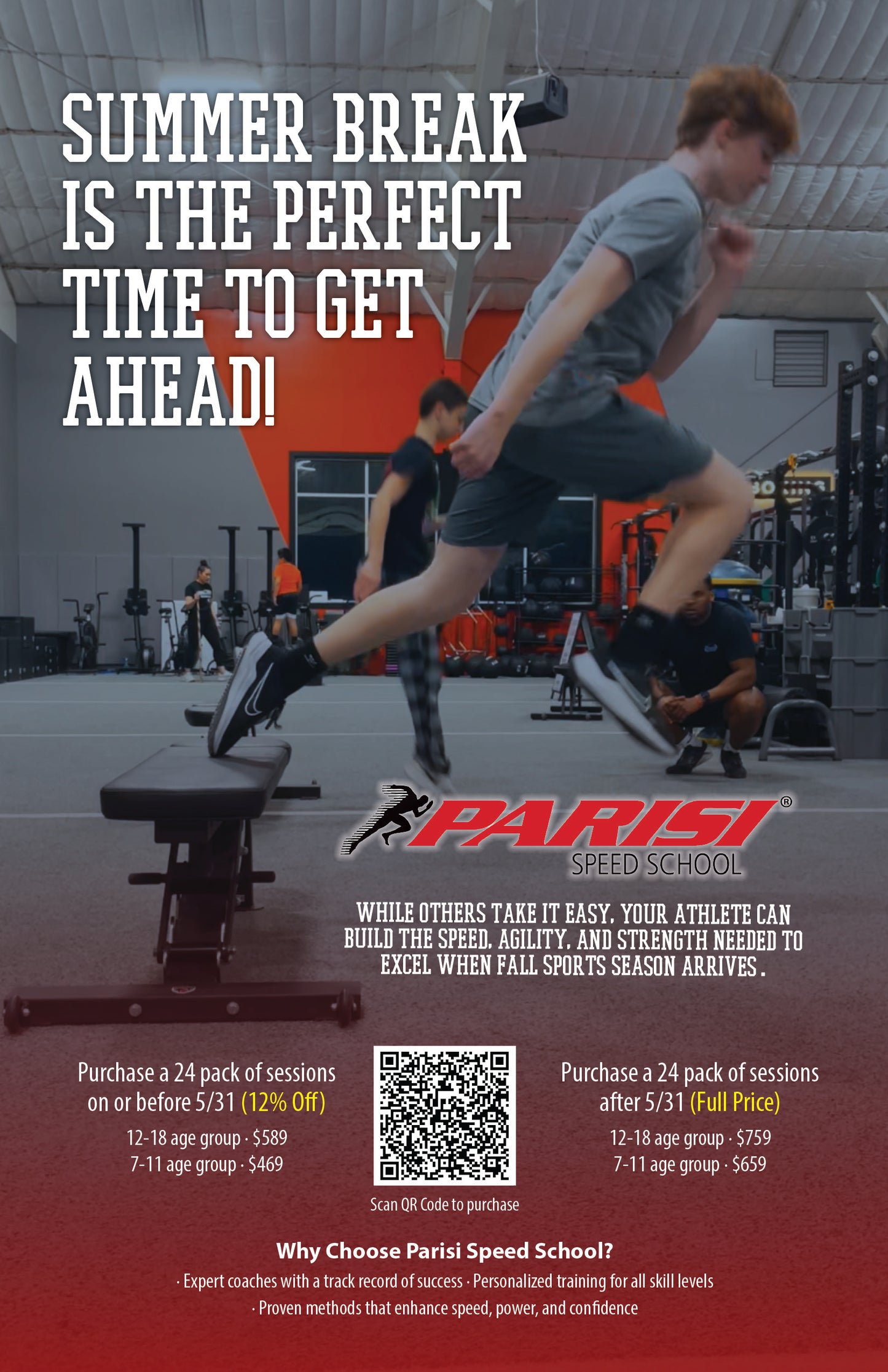 Parisi Summer Advantage: Speed, Strength & Agility Pack - GOOD DEAL