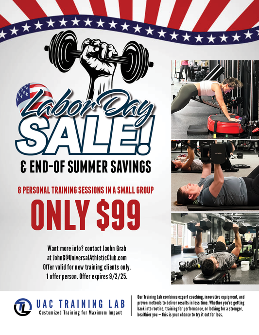 Labor Day End of Summer Training Special