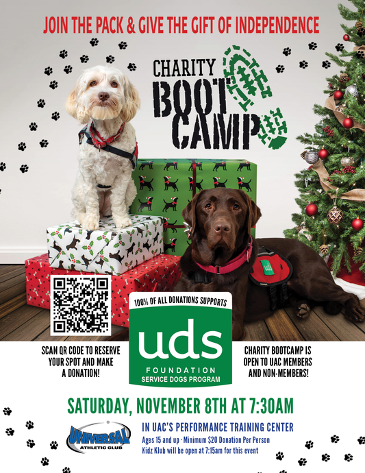 Charity Bootcamp Benefitting UDS Service Dogs