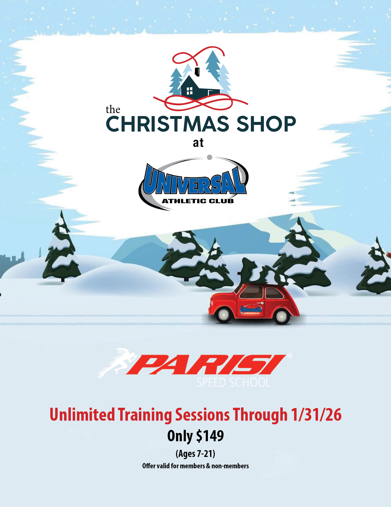 Parisi Unlimited Training - Christmas Shop