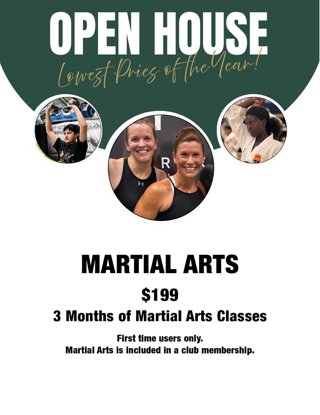 3 Months Unlimited Martial Arts Classes : Open House