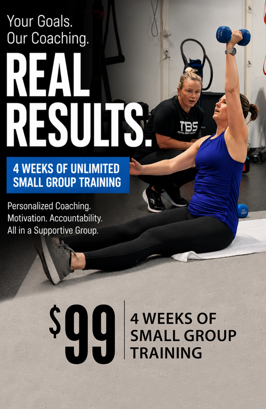 $99: 4 Weeks Unlimited Small Group training