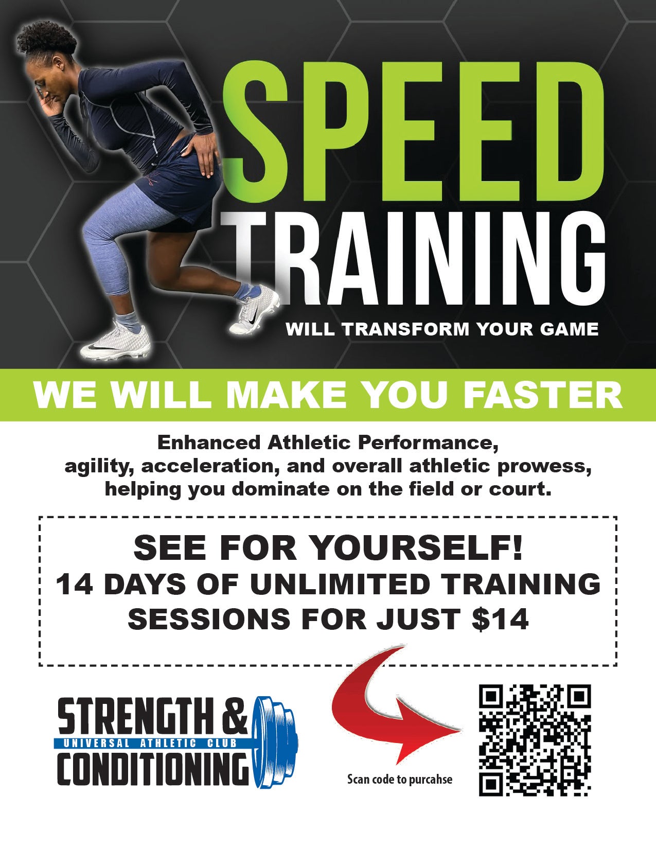 2 Weeks Unlimited Youth Training Sessions $14