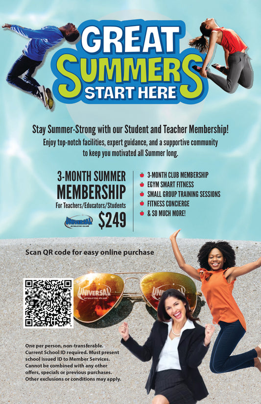 Student/Teacher/Educator Summer Membership
