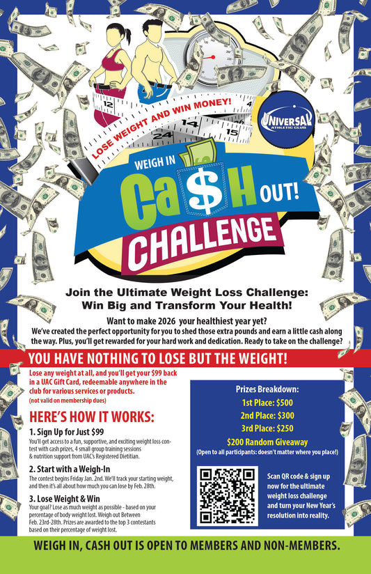 Weigh In Cash Out 2026